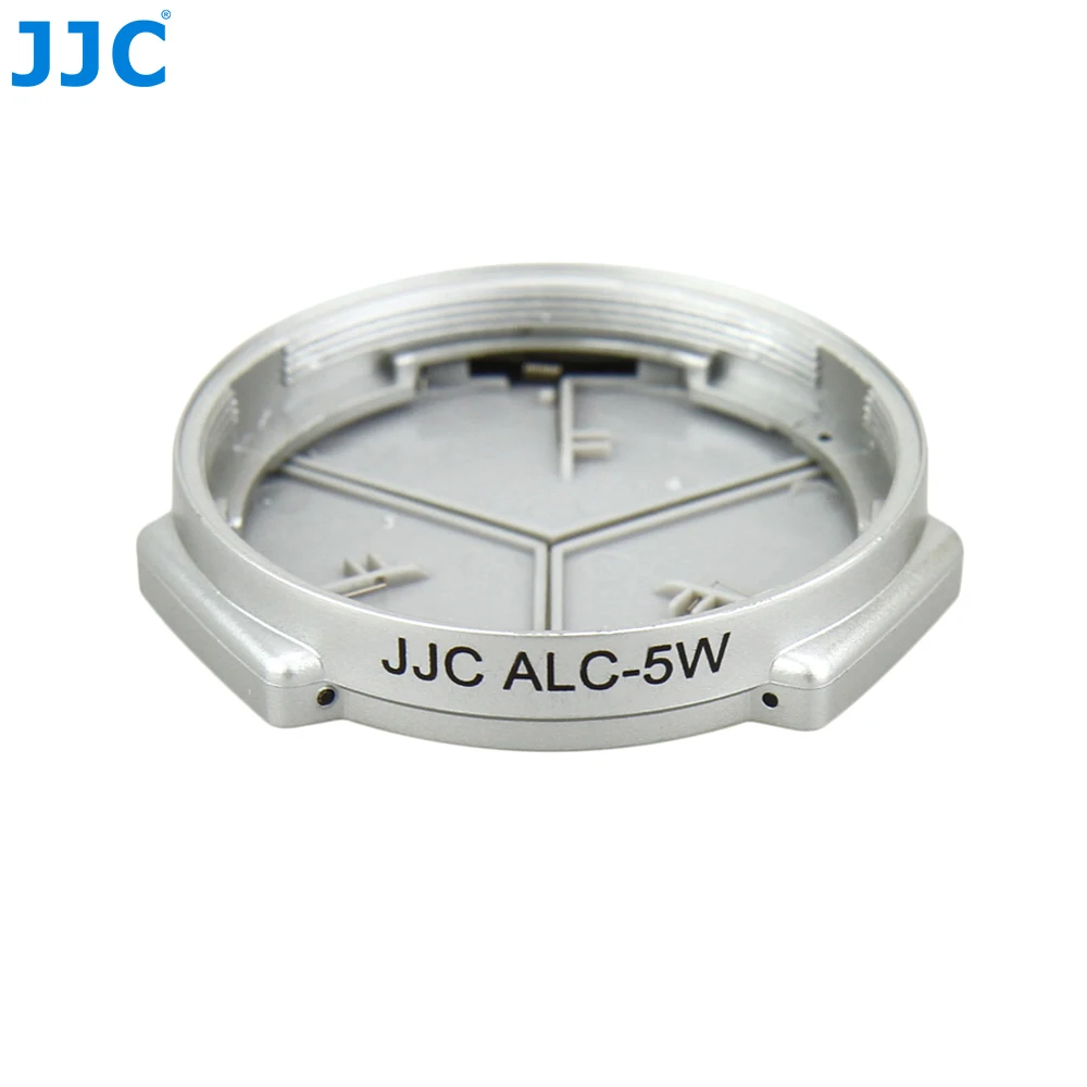 JJC камера Серебряный открытый закрытый автоматический самоудерживающийся протектор Авто крышка объектива для PANASONIC DMC-LX5 и Leica D-Lux5(серебро