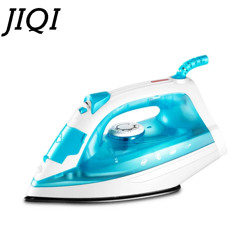JIQI ручной отпариватель для одежды Электрический паровой утюг с тефлоновой подошвой гладильная машина для прачечной Мини Путешествия Одежда Ткань Flatiron