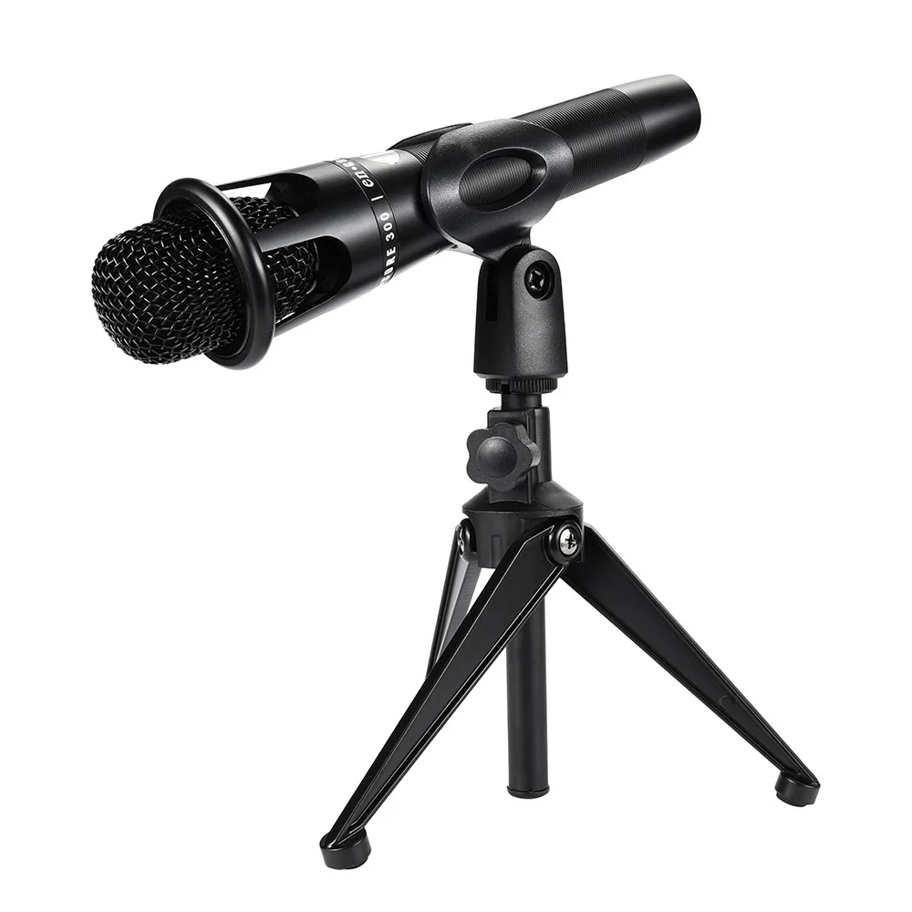 

2019 Fashion Condenser Pro Audio E300 Microphone High output Low self-noise Sound Studio Dynamic Mic+Shock Mountfor for studio