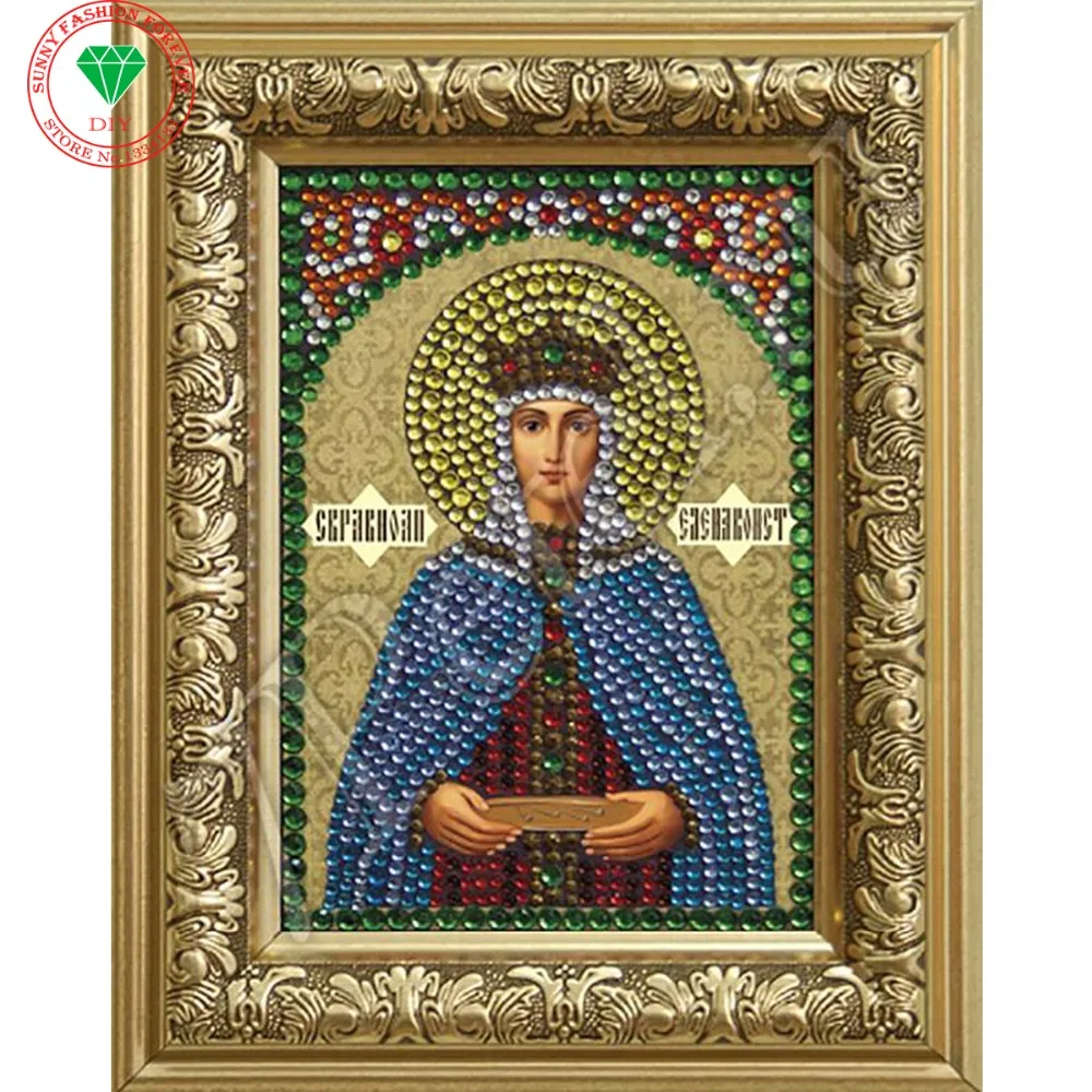 

5d diamond embroidery Religion Square Full rhinestone Icon diamond religion women Embroidery Cross Stitch Kits diamond mosaic