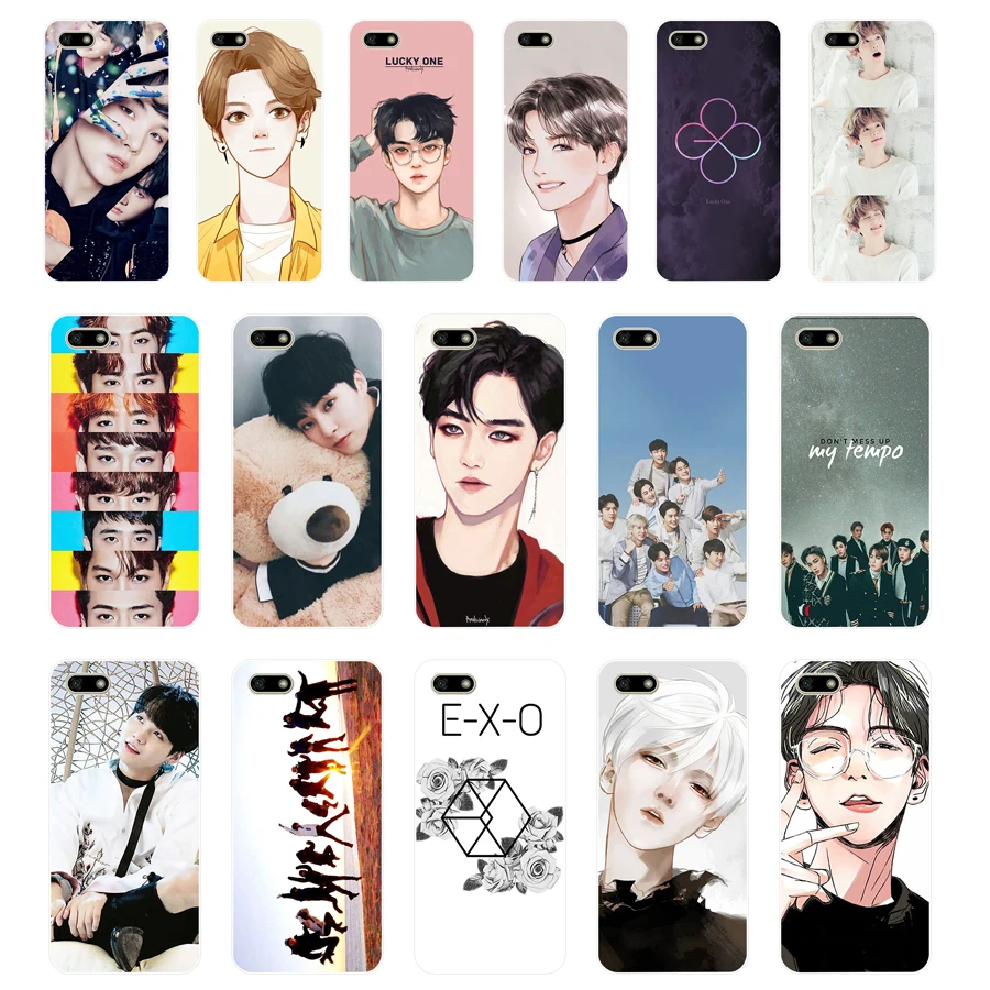 148 ZX Kpop exo Lucky one TPU Мягкий силиконовый чехол для Huawei Honor 7C 5 7 дюймов play 7a 45 Y5 2018
