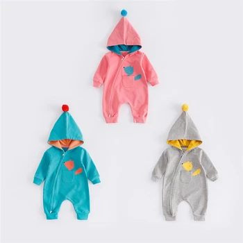 

New Fashion Animal Baby Romper Fox Infant Clothing Baby Boy Girl Clothes Cute Cartoon Warm Jumpsuit Lovely Kids Costume