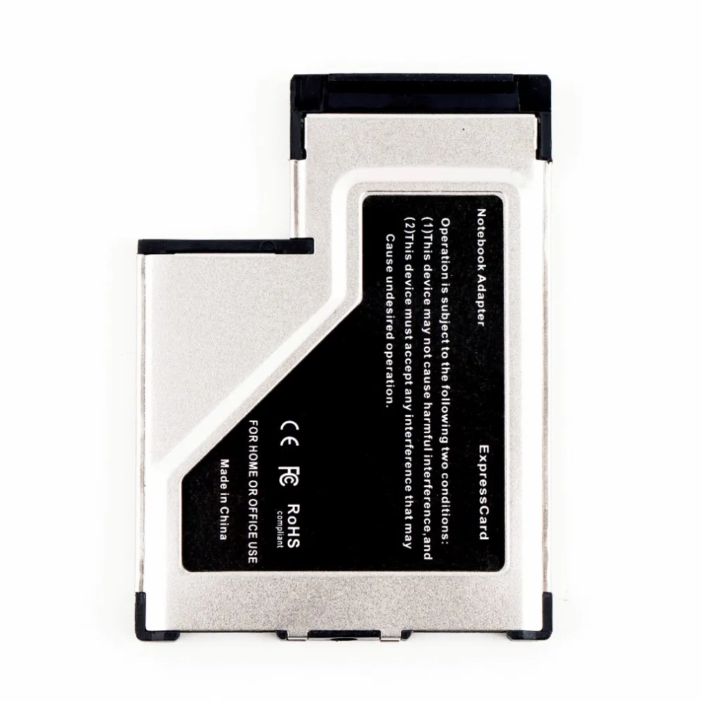 Express Card to USB 3.0 54mm Adapter Converter PCMCIA 2 Ports Card Adapter Transfer rate up to 5Gbps 1.5/12/480Mbps