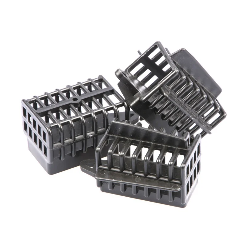 

Fishing Feeder Tool Accessories Black Plastic&Steel Lures Bait Cage 30G/50G/70G Fishing Tackle Feeder carp bait box
