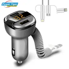 2016 New 3.4A Fast Charging Car Charger Dual USB Port With Voltage/Current Meter Tester Digital LED Display