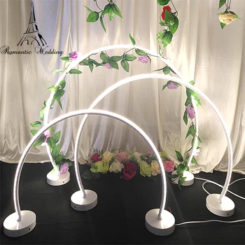 

3-piece Set New Wedding Props Luminous Semi-circle with LED Lights