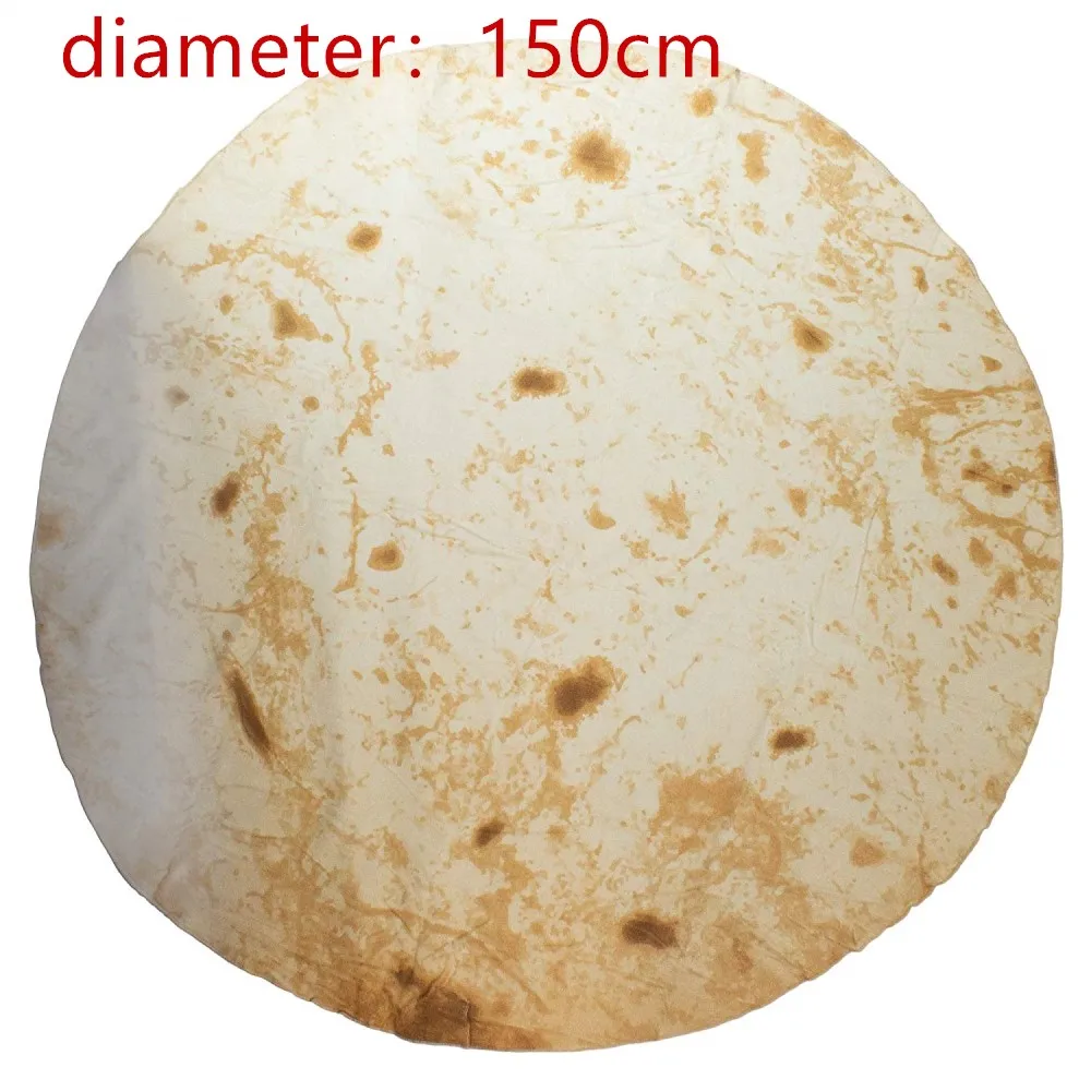 7code diameter 150cm Microfine одеяло для бурритов, летнее покрывало для кровати, флисовое теплое одеяло для дивана, мягкое одеяло для путешествий, фланелевый забавный плюшевый ковер - Цвет: 7code diameter 150cm