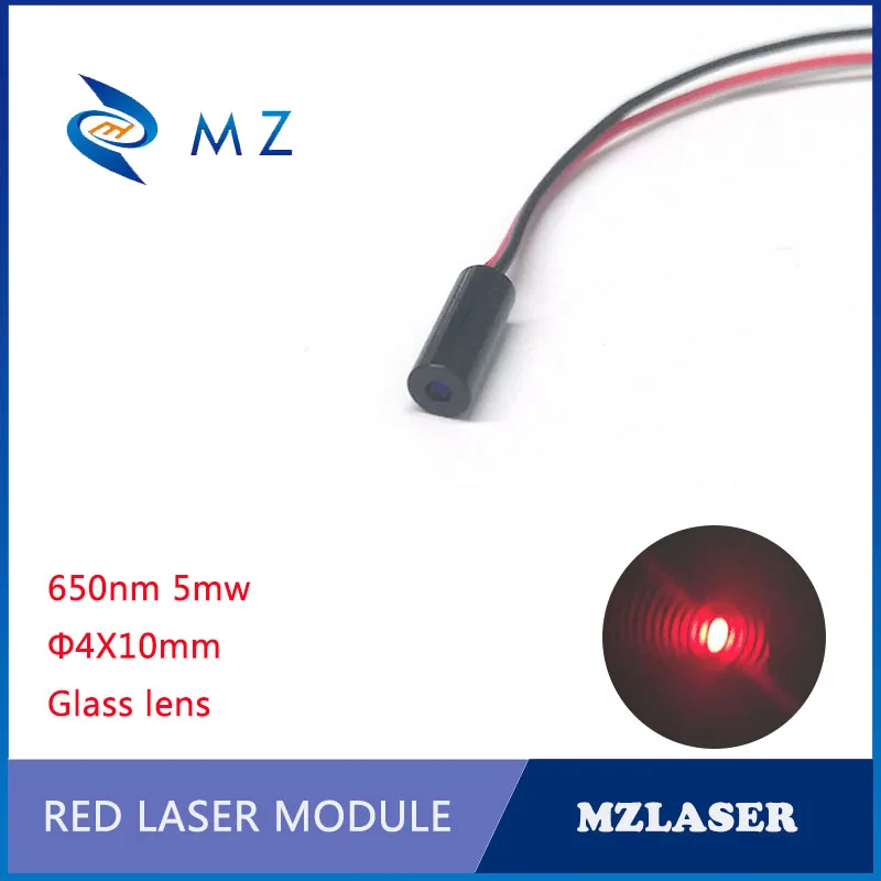 

Miniature red industrial grade APC driving point laser module