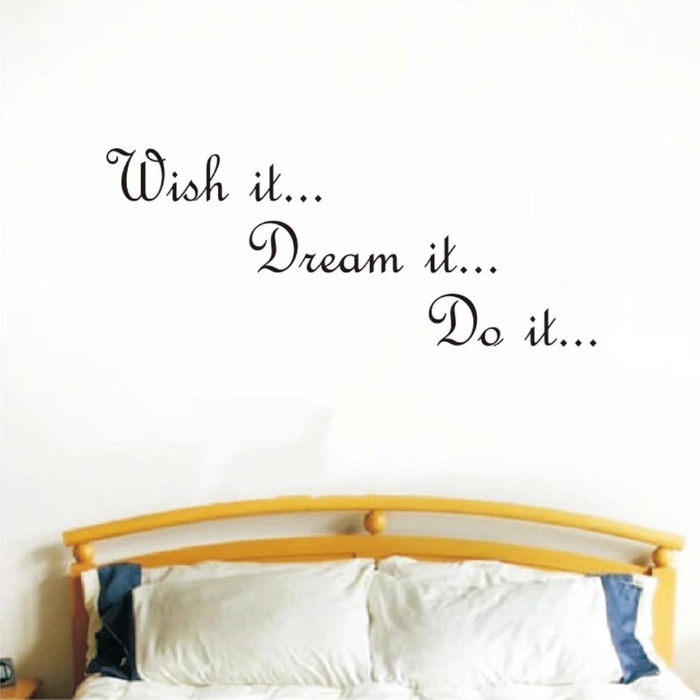 1 шт. нетоксичные самоклеющиеся экологически чистые съемные Wish It Dream Do обои