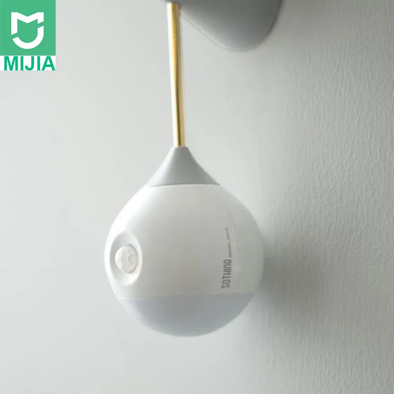 XiaomiMijia Sothing Солнечный свет умный датчик Ночной инфракрасный USB зарядка съемный