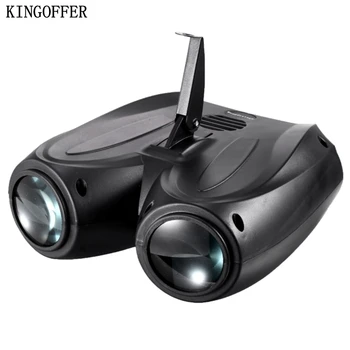 

Colorful RGBW Pattern Stage Light 20w 128 Led Double Head Airship Projector Lamp For Dj KTV disco Party Wedding Events Club