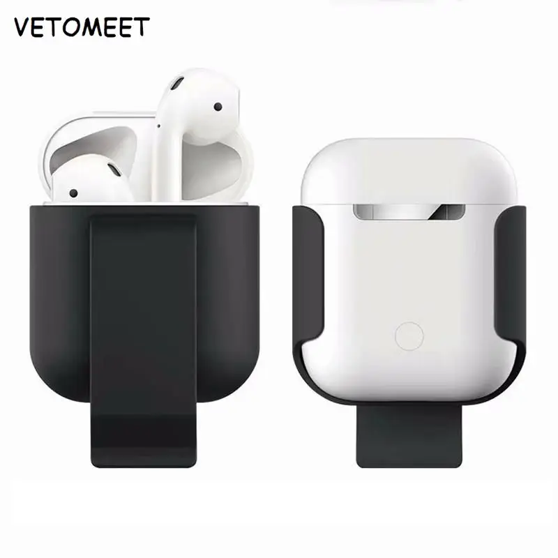 VETOMEET крючок дизайн Bluetooth беспроводные наушники чехол для AirPods простой стильный