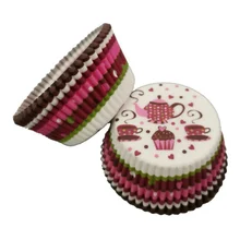 100 шт бумажные формы для выпечки Форма для капкейков Маффин одноразовые подгузники набор круглый стандартный размер инструмент для украшения