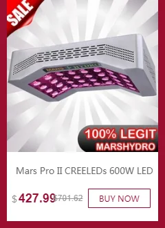 Mars Pro II 1600 Вт Светодиодный светильник для выращивания, полный спектр, Veg Flower Hydro+ 120x120x200 см, Крытый тент для выращивания растений