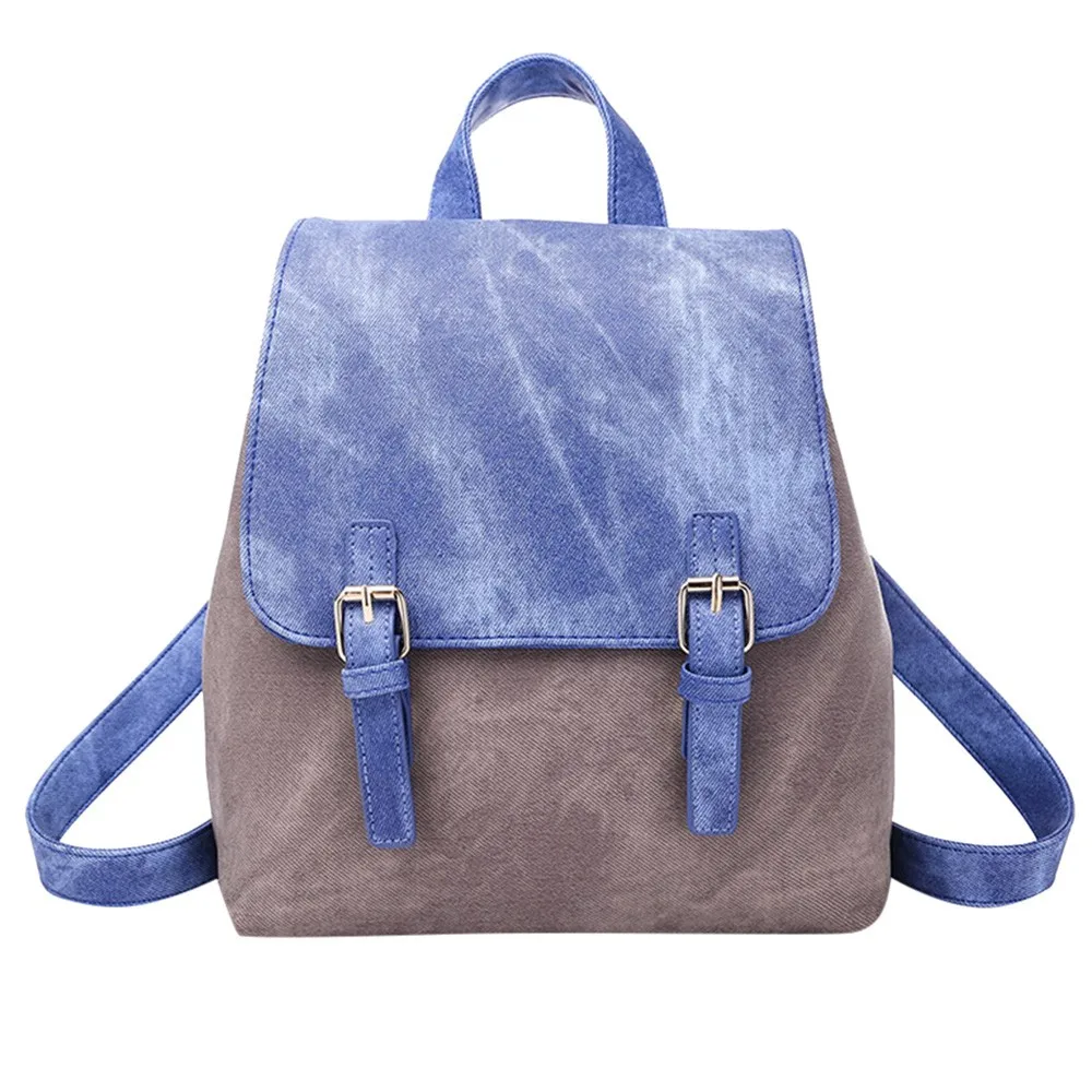 

School Bags For Teenage Girls Fashion Cute Back pack Kawaii Shoulder Bags For Women Patchwork Small Backpack mochila feminina