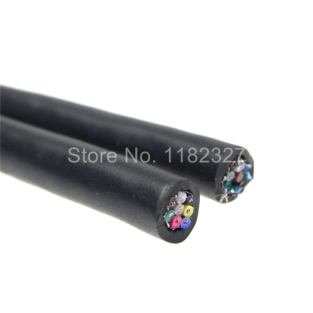 Высокое качество 1-20 metesr 8 core двойное экранирование кабель компьютерный кабель провод размер сердечника 26AWG Оловянная пластина медный кабель Тип 2464