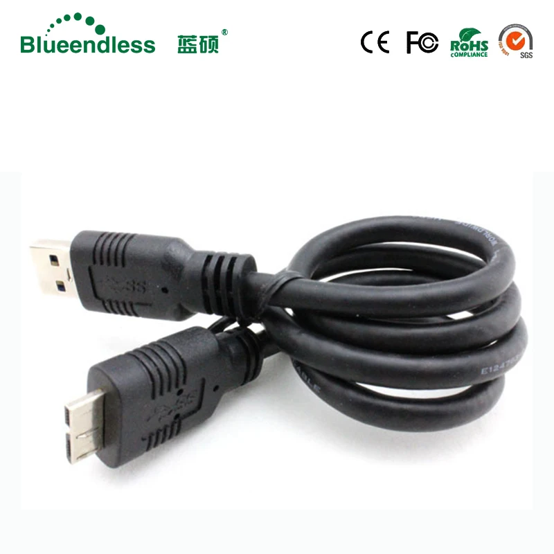 Кабель удлинитель USB 3 0 A Micro B 50 см usb кабель передачи данных для беспроводных