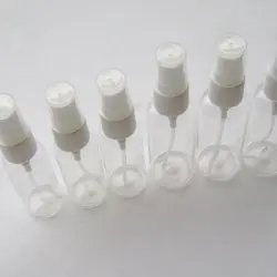 Высококачественный 50 мл прозрачный пластиковый спрей бутылку многоразового бутылки духи пэт-бутылки с распыление