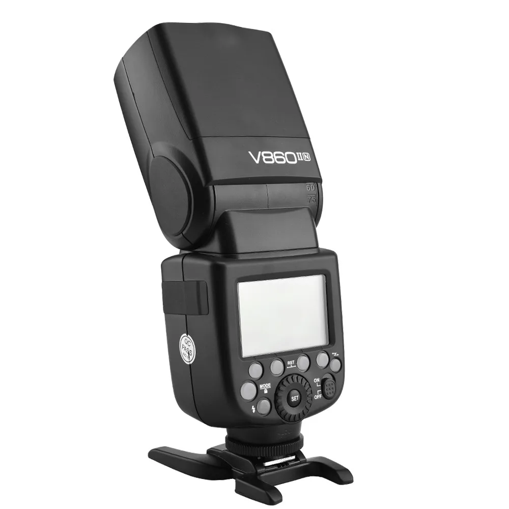 Godox V860II N V860N II I TTL HSS 2.4G البناء في الإرسال والاستقبال