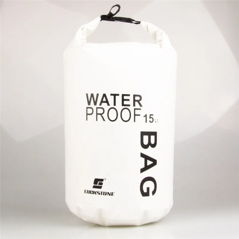Bolsa de buceo portátil de Rafting para exterior saco de PVC impermeable plegable de natación bolsa de mano para Trekking de Río 2/5/10/15L