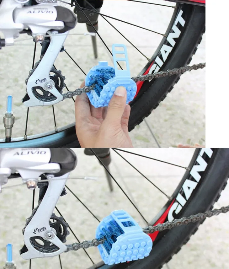 ITEM Bike Bicycle Durable Cassette Quick Clean Chain Cleaner Brushes Fashion_DM 
