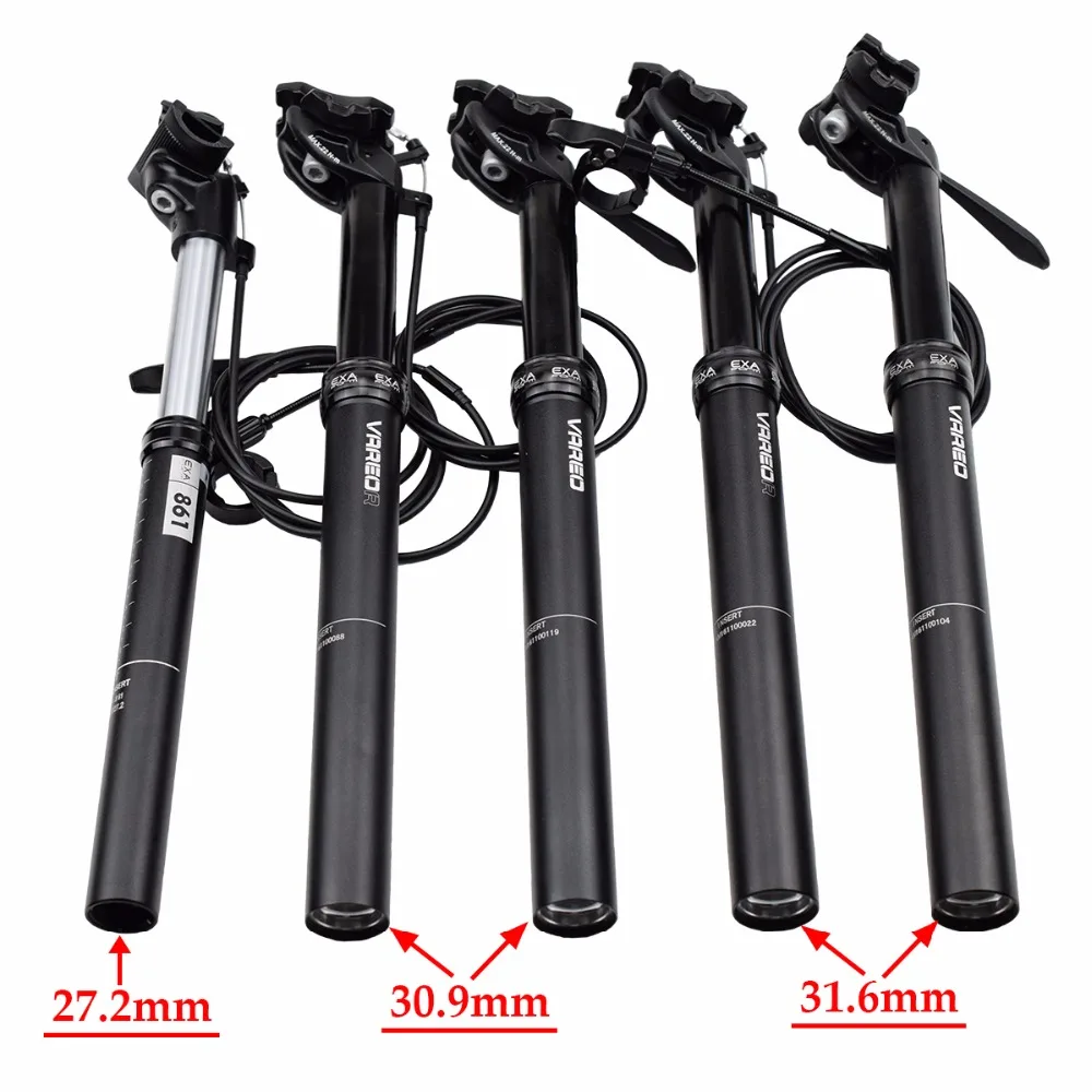 

KS KindShock EXAFORM 27.2/30.9/31.6mm Remote Lever Control MTB Bicycle Seat Post 100mm Travel Mountain Bike Adjustable Seatpost