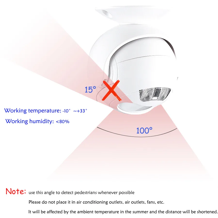 SMATRUL Wireless Doorbell Welcome IR Infrared motion sensor Alarm Cute mini home shop Door Bell Chime night light Deaf 5