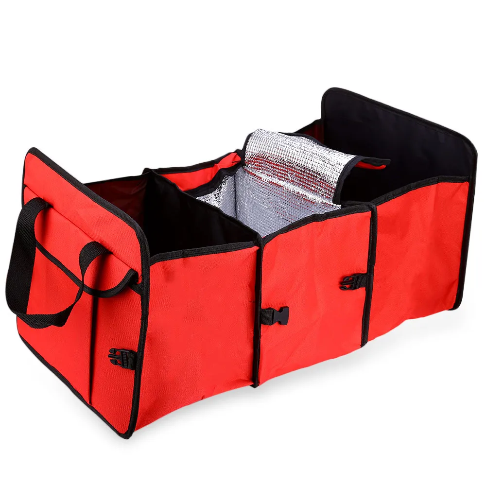Promotion!!Car trunk storage bag Oxford Cloth folding truck storage box Car Trunk Tidy Bag Organizer Storage Box with cooler bag3