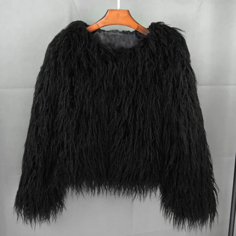 Shaggy jacket plus size Clearance