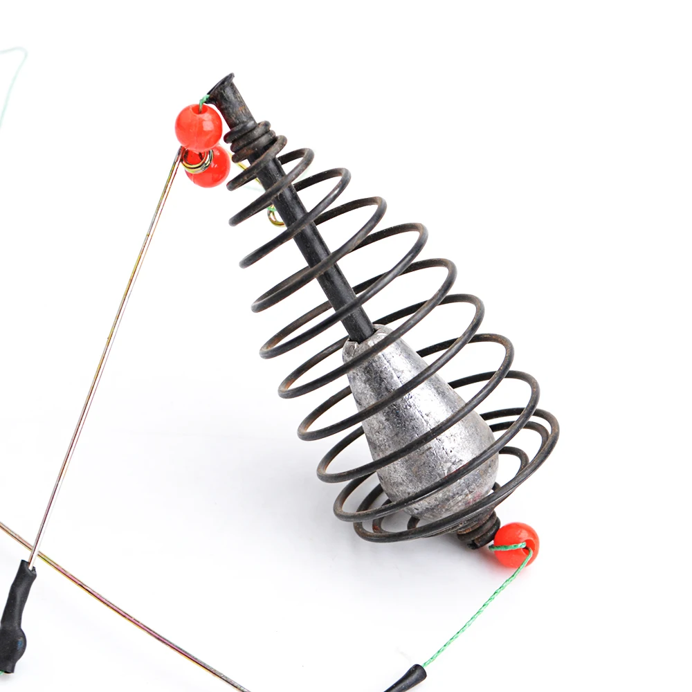 FISH KING Fishing Hook 1pc Artificial Lure Bait Cage Set Fishing Feeder Baitholder Anzol Peche Catfish Jigs Fishing Tackle GBH FISH KING Fishing Hook 1pc Artificial Lure Bait Cage Set Fishing Feeder Baitholder Anzol Peche Catfish Jigs Fishing Tackle GBH