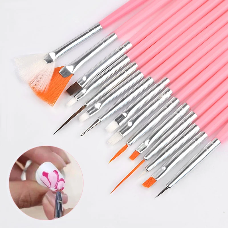 15-pcs-Professional-Nail-Art-Brush-Set-Line-Drawing-Painting-Pen-UV-Gel-Polish-Designs-Acrylic