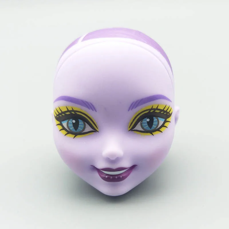 Мягкая кукла для практики макияжа голова для куклы Monster High BJD кукла для отработки нанесения макияжа Голова монстра без макияжа - Цвет: 13