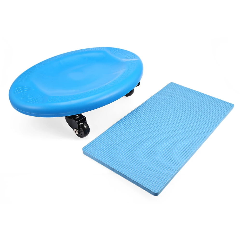 Multi direction Abdominal Muscle Disc Fitness Four Wheels Roller Gym