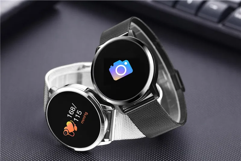 MAFAM Q8 Smart Watch OLED Color Screen Smartwatch Men Women Fashion Fitness Tracker Heart Rate Monitor For IOS Android Watch (26)