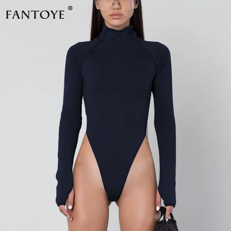 Fantoye Sexy Long Sleeve Bodysuits Women 2018 Autumn Winter Black Slim Bodycon Jumpsuits Rompers Ladies Stretchy Bodysuit Tops Fantoye Sexy Long Sleeve Bodysuits Women 2018 Autumn Winter Black Slim Bodycon Jumpsuits Rompers Ladies Stretchy Bodysuit Tops