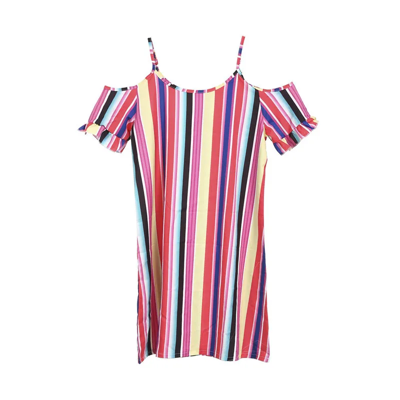 Mother-Daughter-Dresses-Cute-Stripe-Family-Look-Mother-Daughter-Clothes-Off-Shoulder-Dress-Ladies-Party-Dresses (2)