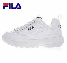  2018 FILAS Disruptor II Men and Women Sneaker Running Shoes White summer Increased Outdoor Sneaker size 36-44