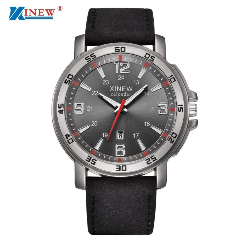 

XINEW mens watches top brand luxury stainless steel Quart Watch Montre homme sport drop shipping #SY