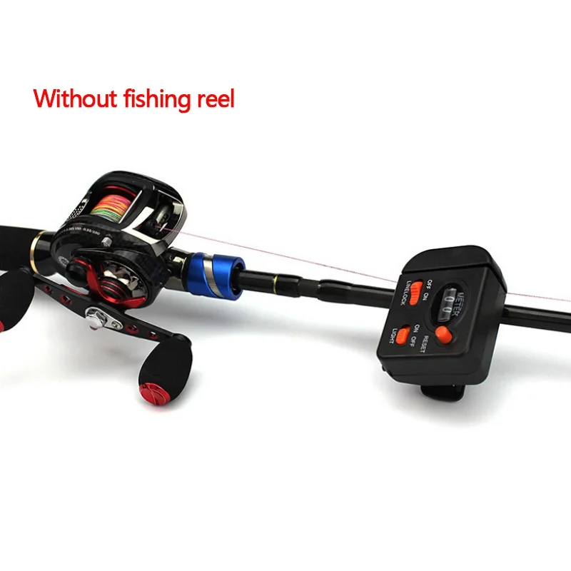 Fishing Line Professional Fishing Tackle Tool Length Counter Fishing Line Counter Full-featured Equipped With Light
