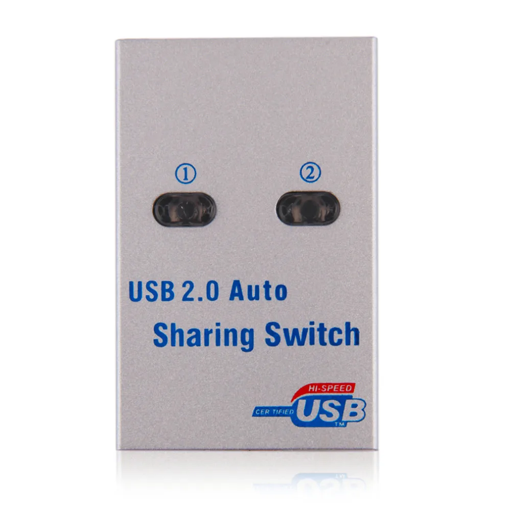 IT-well usb-концентратор 2 порта USB Auto Sharing Switch для 2 компьютеров sharing Printer с 2 кабелями