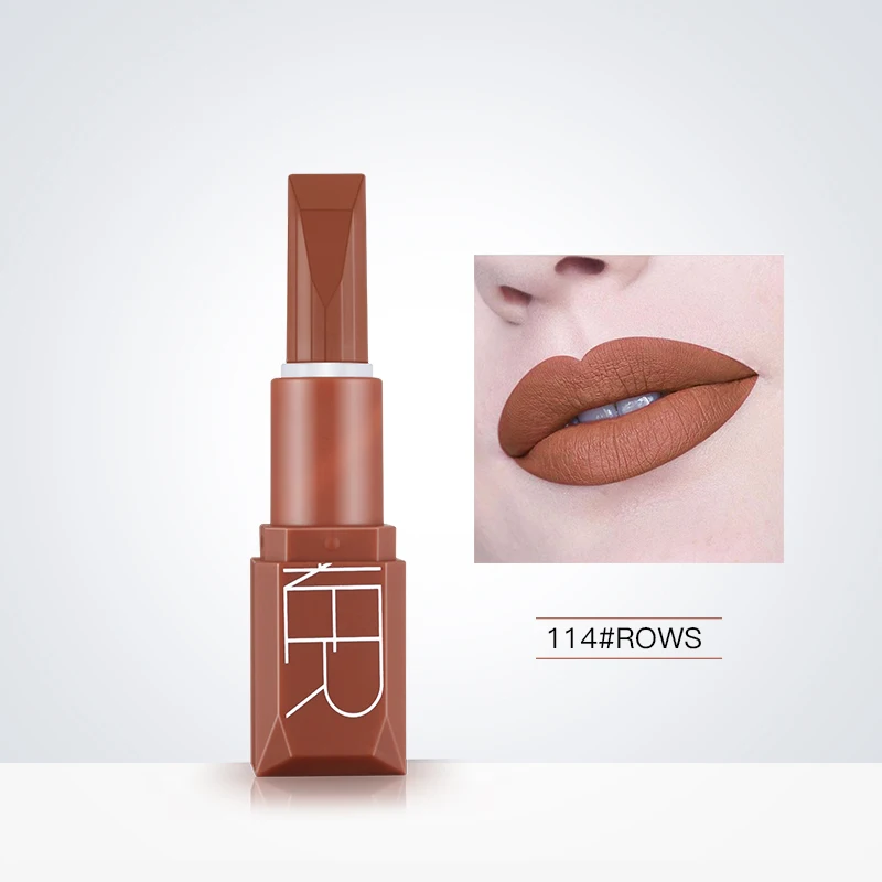 

For Dropship Pudaier Matte Lipstick Pumpkin Color Eat Earth Waterproof Long-lasting Rich Vitamin E Moisturizing Lip Stick