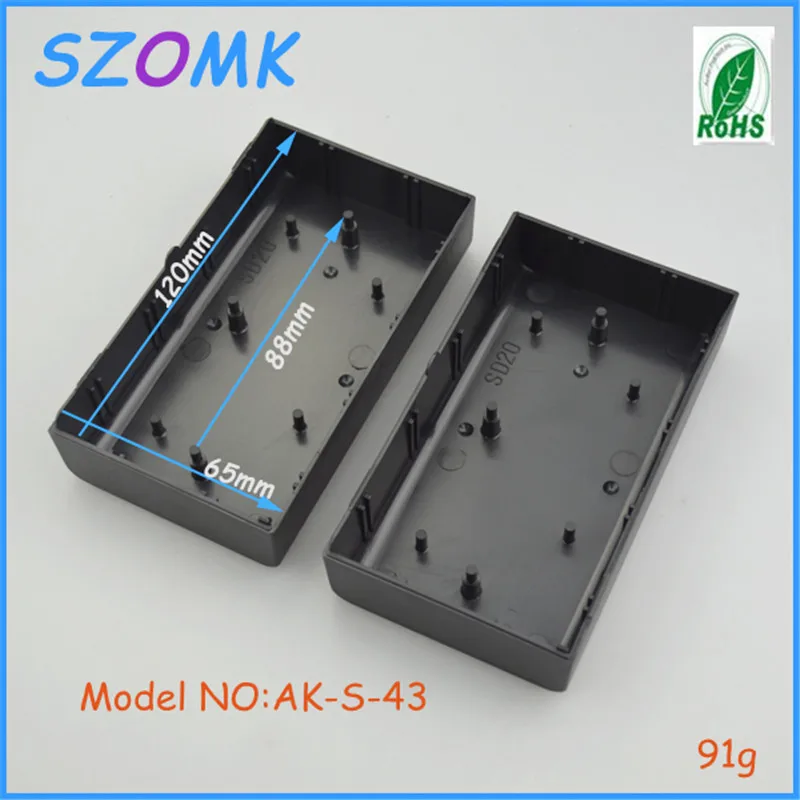 2 piece a lot, electronics plastic pcb box abs plastic enclosure