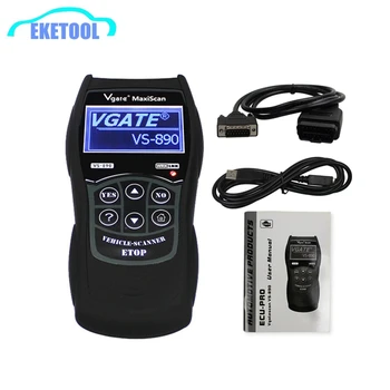 

Newest Version Vgate MaxiScan VS890 OBD OBD2 Code Reader Multi-Language Works Multi-Cars Auto Diagnostic CAN-BUS Live Data Tool