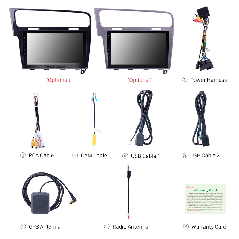  Seicane Android 81 de 101 pulgadas para 2013 de 2014 de 2015 VW Volkswagen Golf 7 Radio de coche GP