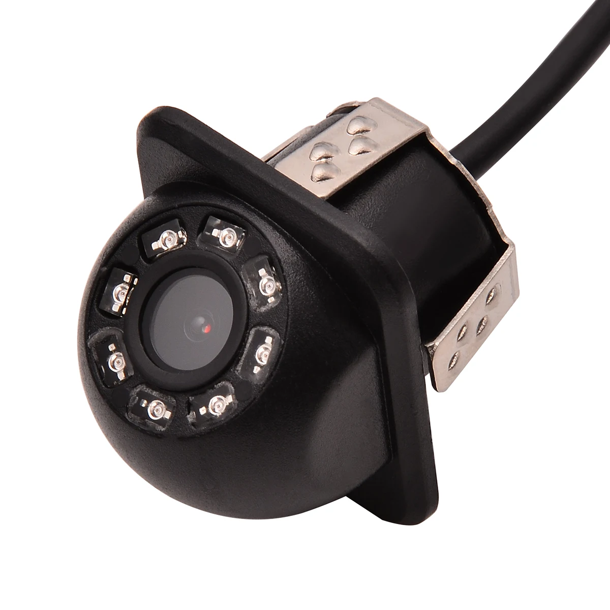 

1pc Professional HD CCD Mini Car Rear View Cameras 170 degree ABS Backup Parking Camera 8LED Night Vision IP67 Waterproof