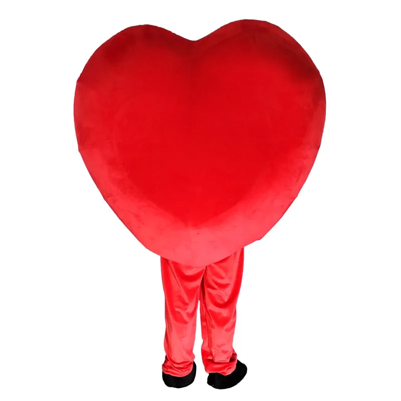 Red Heart Love Mascot Costume Halloween Christmas Birthday Party Valentine's Day Cosplay