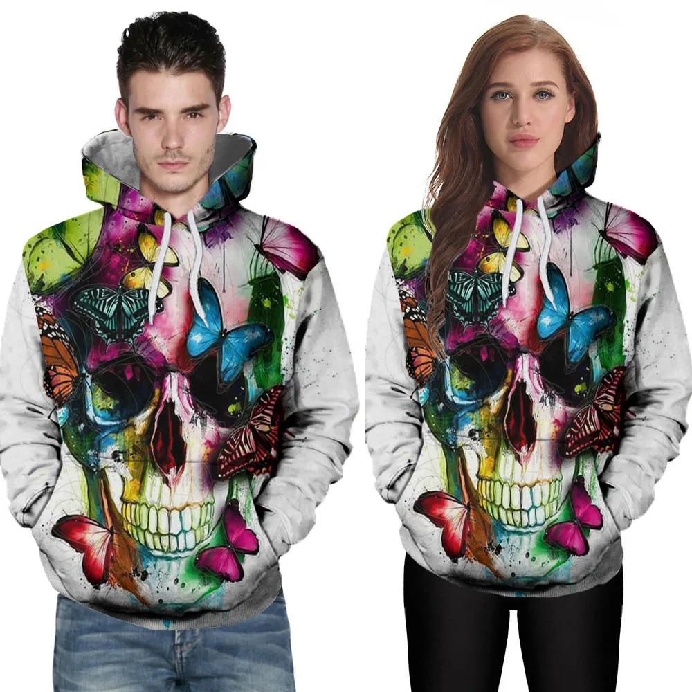 Hoodies Men 2019 Christmas Couple Sweatshirts Women Hoodie Men Streetwear Long Sleeve 3D Printed Hoodie Hooded Moletom Masculino