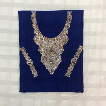 

2019 Latest 100% Cotton lace fabric embroidered high quality Nigerian Swiss Voile laces fabrics for Women/Men dresses hl65-2987