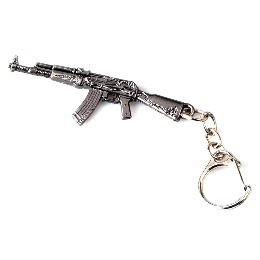 Игра PUBG оружие AK47 пистолет брелки для мужчин 2018 CS GO AK брелок Тритий автомобильный