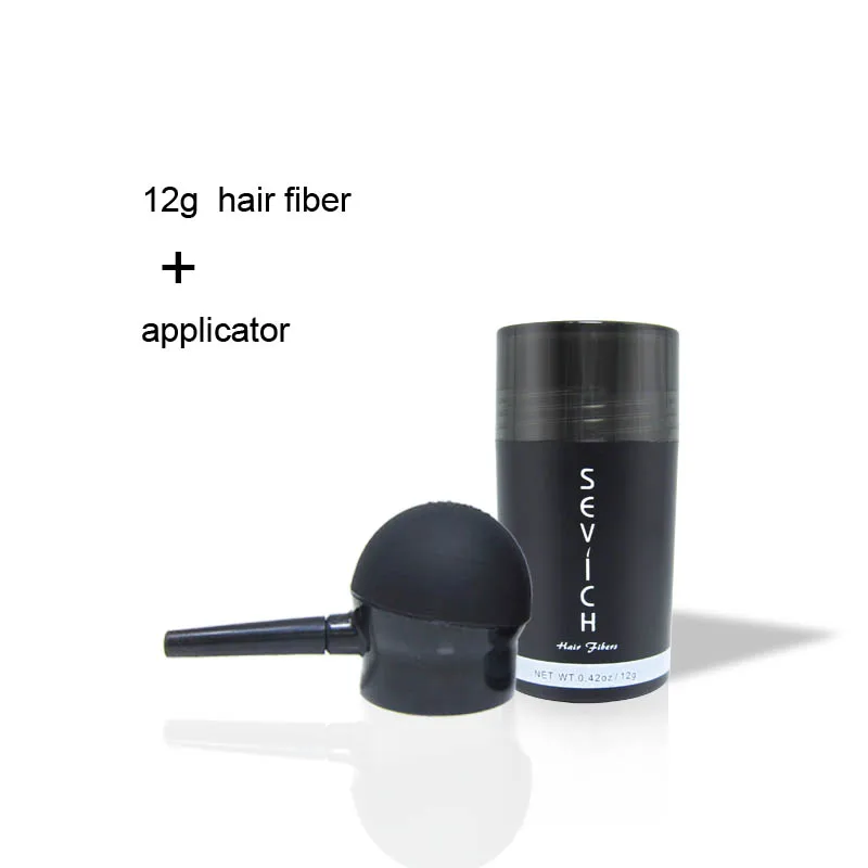 12g Sevich Keratin Hair Building Fibers Spray Applicator Styling Color
